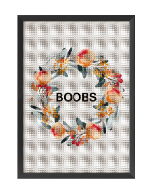 BOOBS KNIT INSPIRED ART PRINT