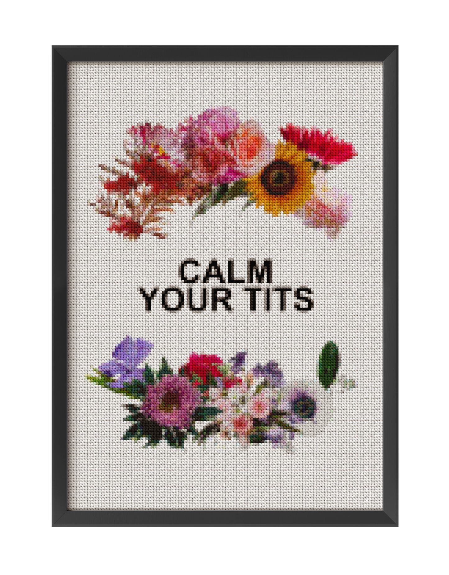 CALM YOUR TITS KNIT INSPIRED ART PRINT