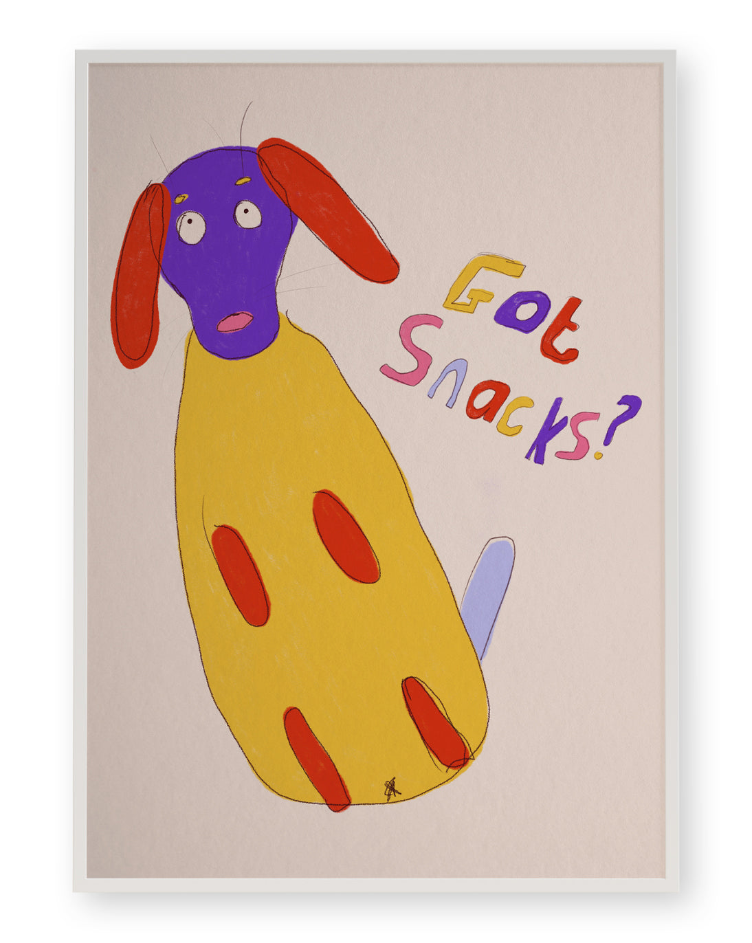 GOT SNACKS? ART PRINT - nertdawg