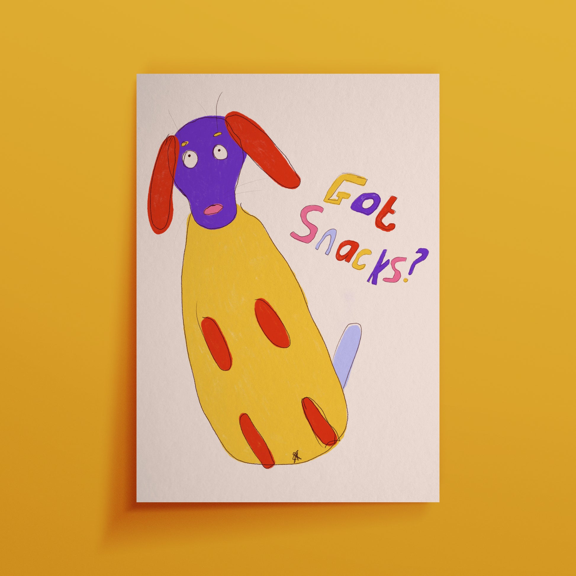 GOT SNACKS? ART PRINT - nertdawg