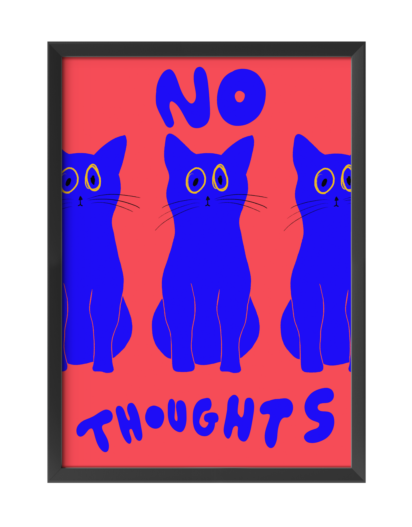 NO THOUGHTS EMPTY HEAD PRINT