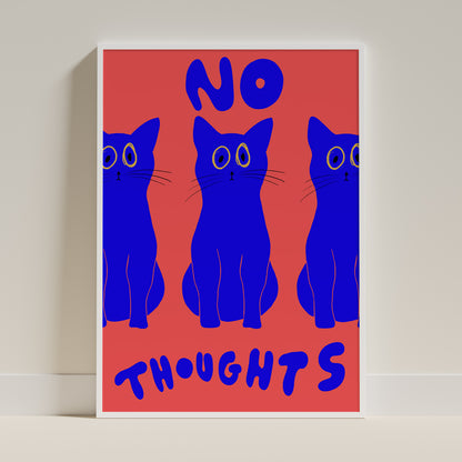 NO THOUGHTS EMPTY HEAD PRINT - nertdawg