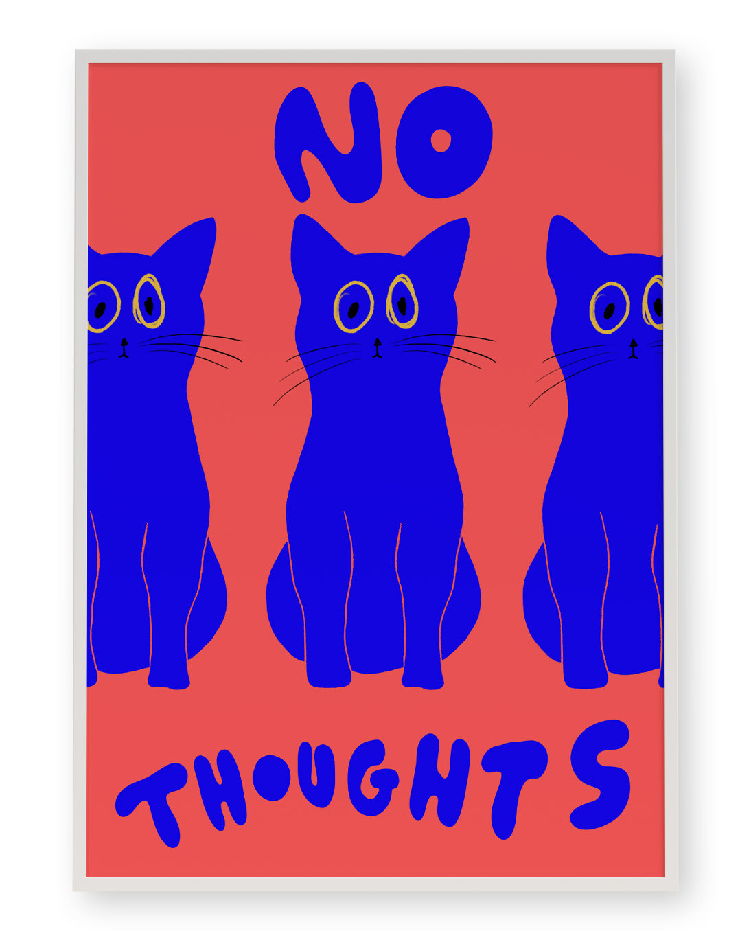 NO THOUGHTS EMPTY HEAD PRINT - nertdawg