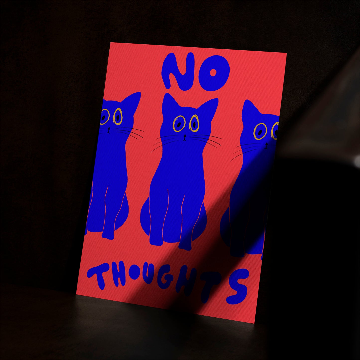 NO THOUGHTS EMPTY HEAD PRINT - nertdawg